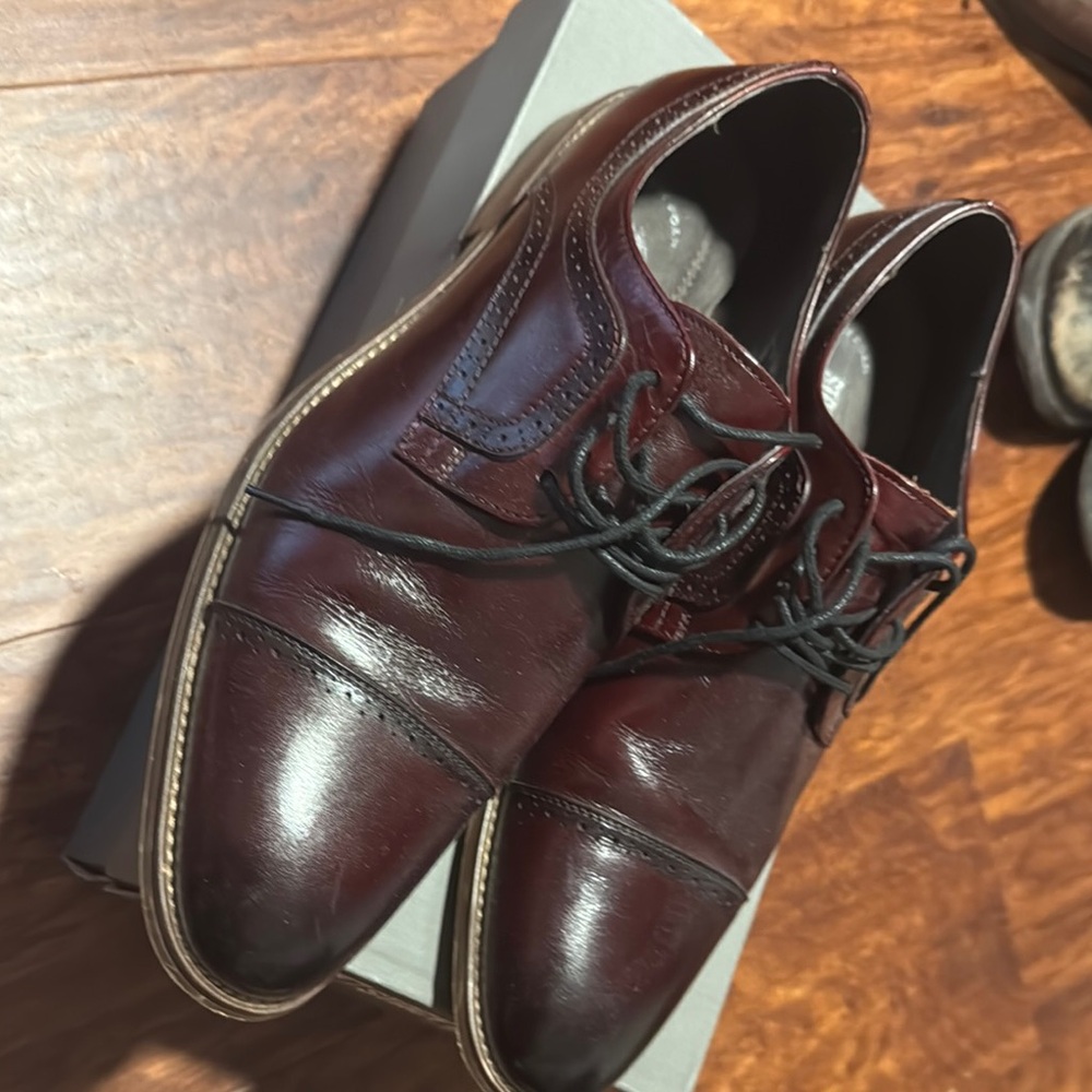Stacy Adams Brown Oxford Dress Shoes